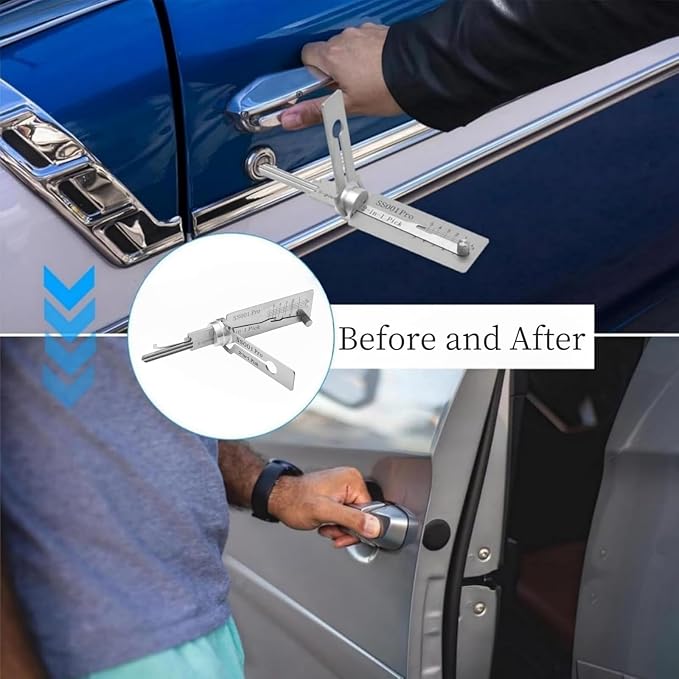 🔥 HOT SALE 49% OFF ⚒️ SS001 Pro Stainless Steel Universal Locksmith Training Tool – Compatible with All Lock Types