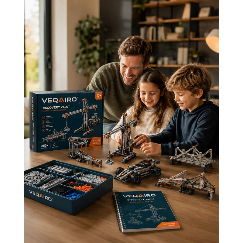 VEQAIRO Discovery Vault Premium Engineering Set in use