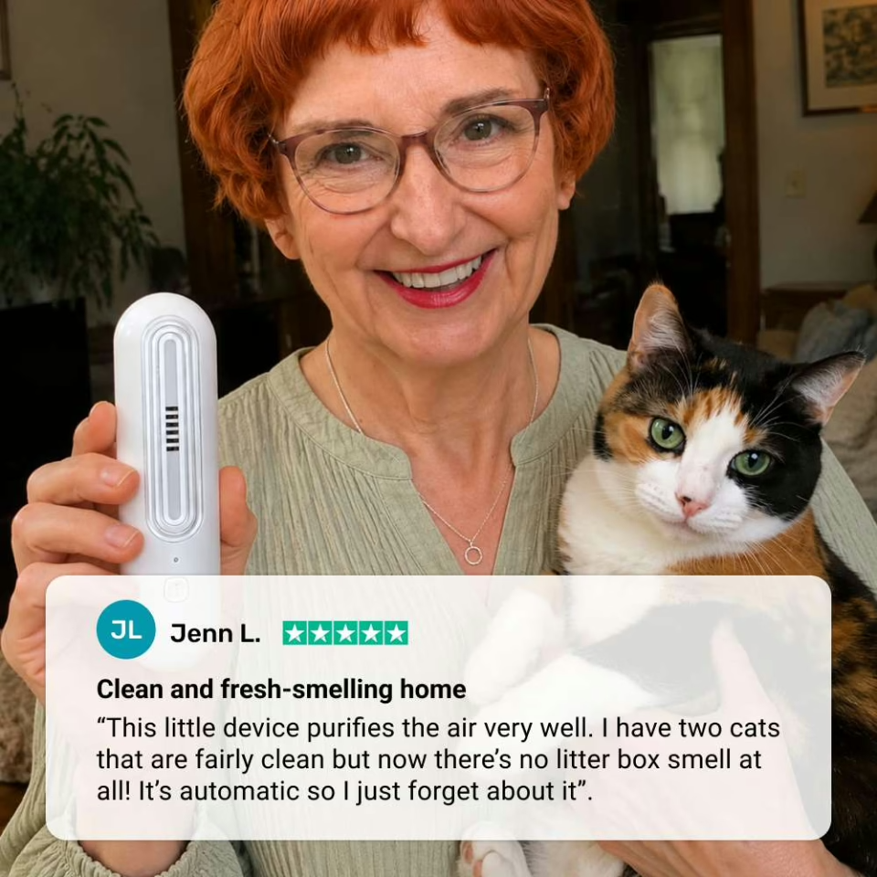 OzoFreshen Pet Odor Air Purifier 8