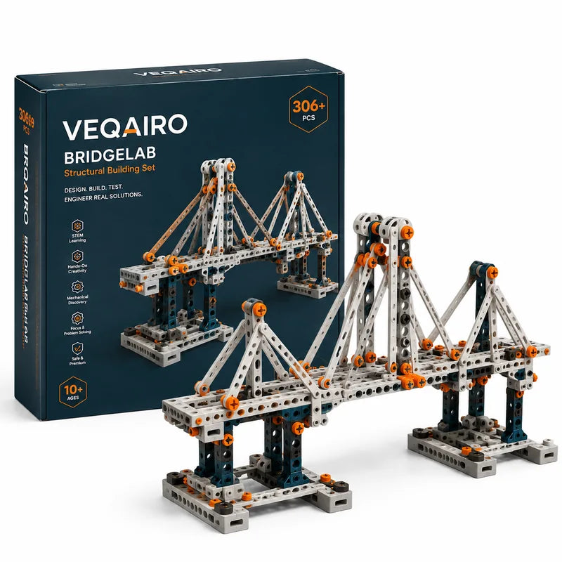 VEQAIRO BridgeLab Structural Building Set